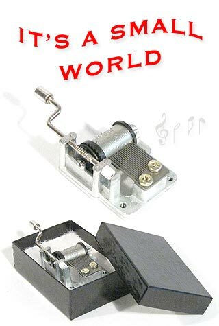 Its a Small World Music Box: Hurdy Gurdy Style