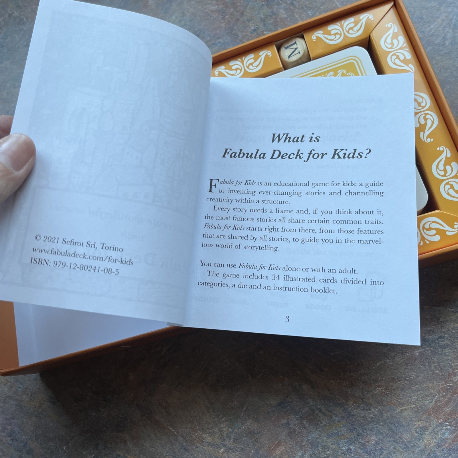 Fabula Deck for Kids Young Wonderful Storytellers Imaginative Structure Stories