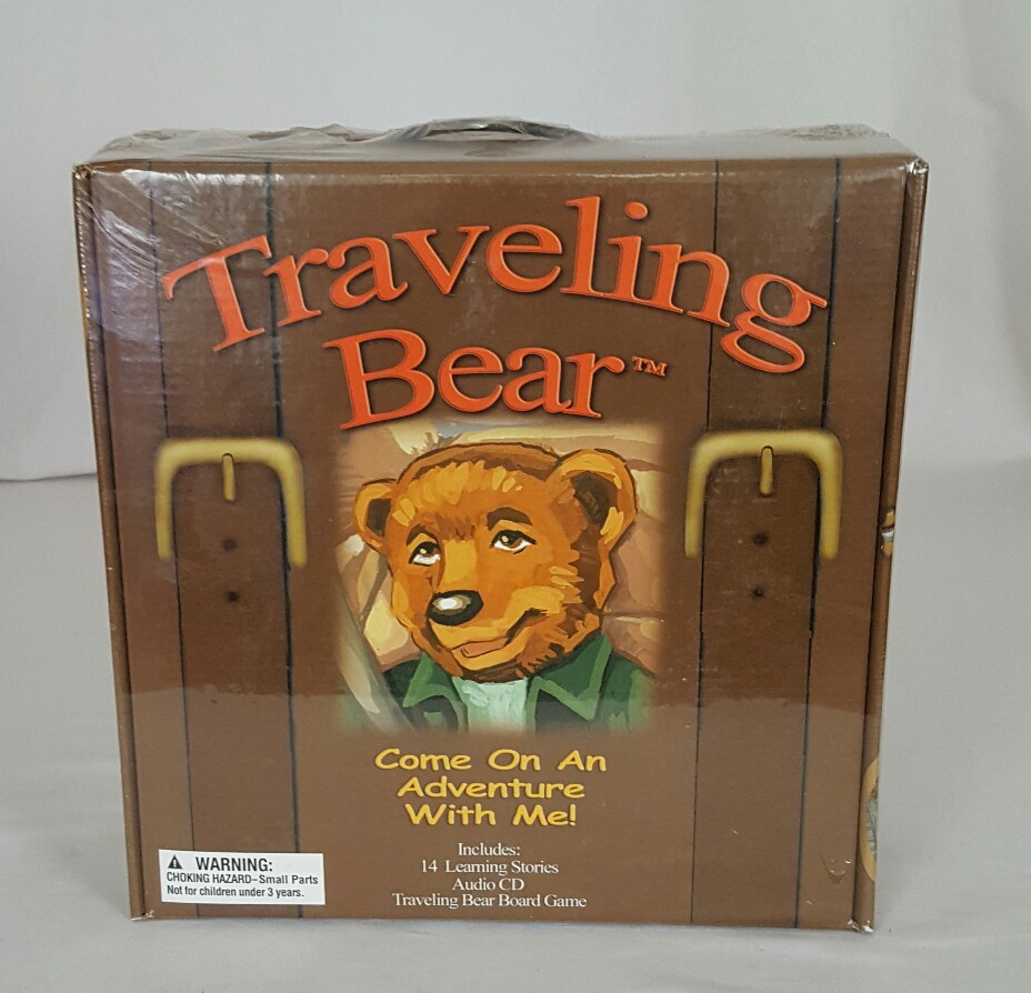 Traveling Bear Adventure Board Game 14 Learning Stories 2003 Audio CD New Sealed