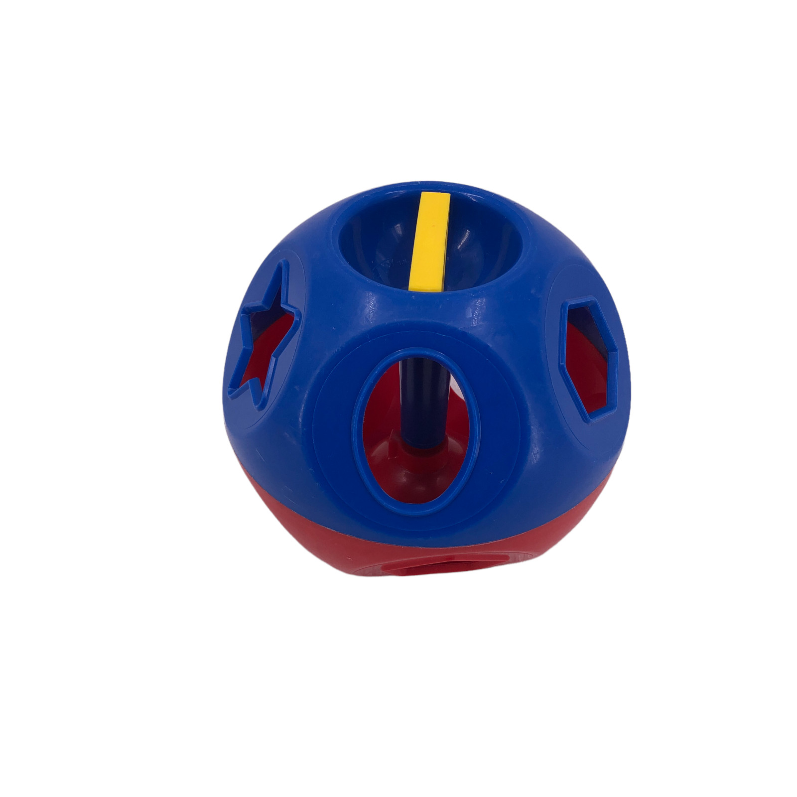 Vintage Tupperware Shape-O-Ball Only Red & Blue Learn Play