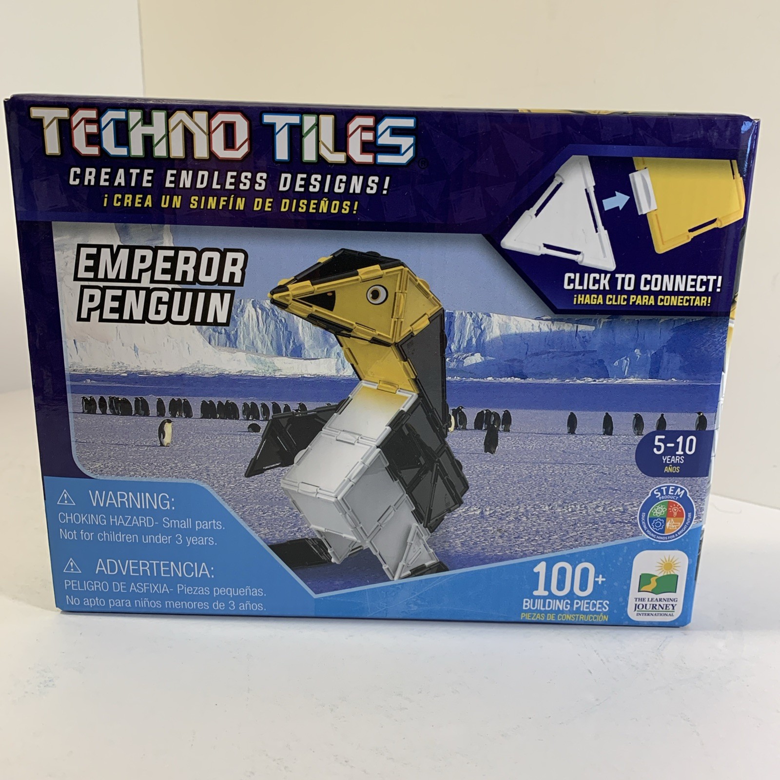 The Learning Journey Techno Tiles Emperor Penguin: 100+ Pcs New Sealed