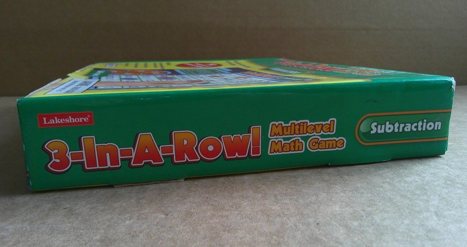 Lakeshore Learning – 3-in-A-Row! Multilevel Math Game – Subtraction # FF547
