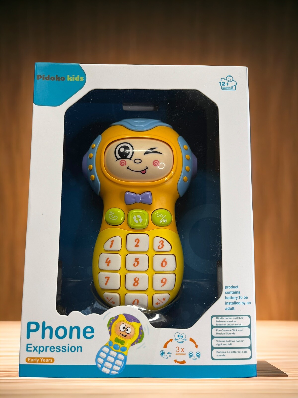 KEINXS Pidoko Kids toy Mobile Phone Face Changeable Phone Expression New