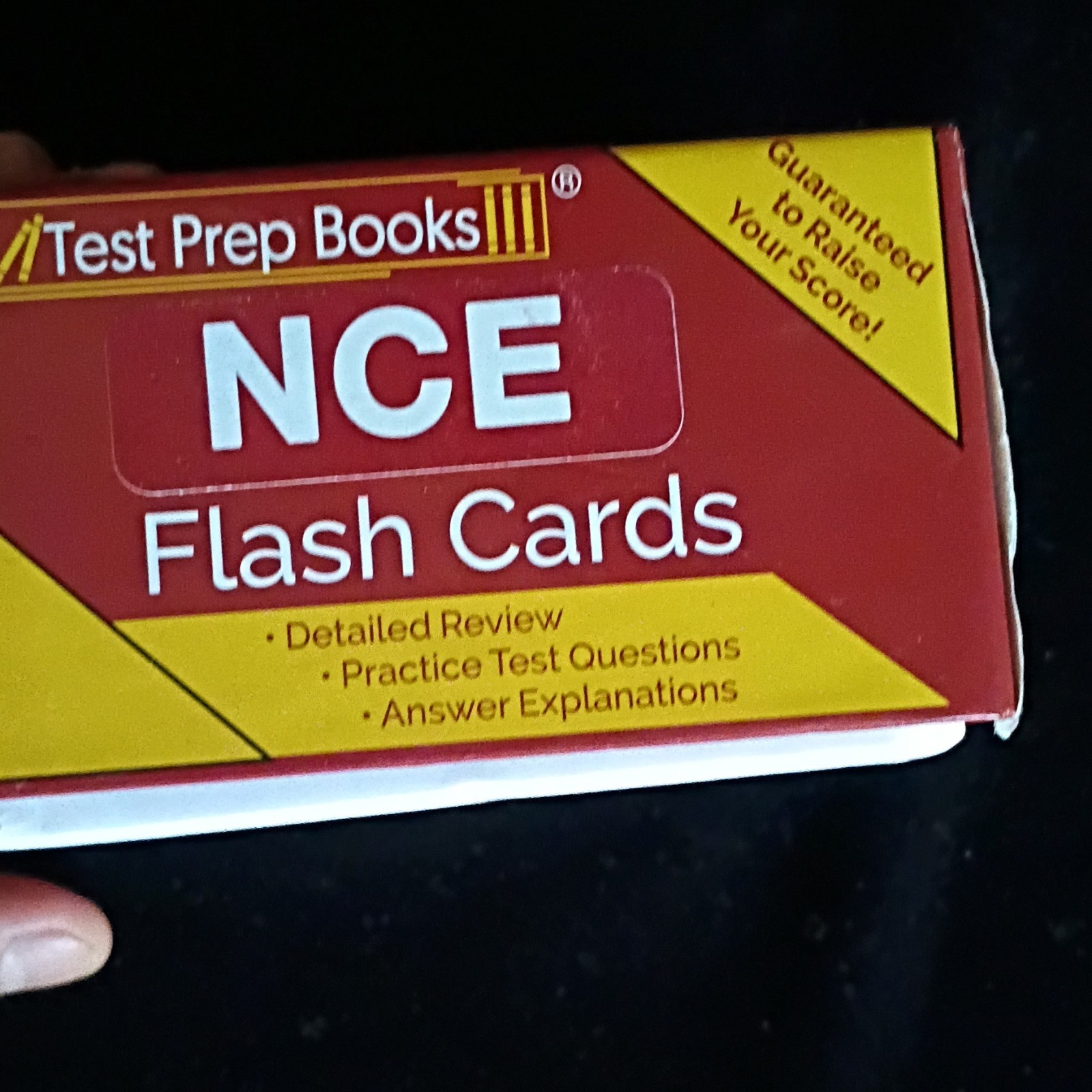 Test Prep Books NCE Flash Cards Multicolor Test Preparation for Counselors.