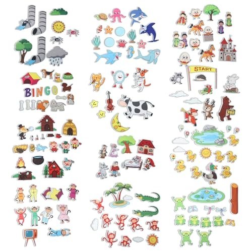 12-Piece Felt Board Story Set – Animal Figures for Preschool & Kindergarten Stor