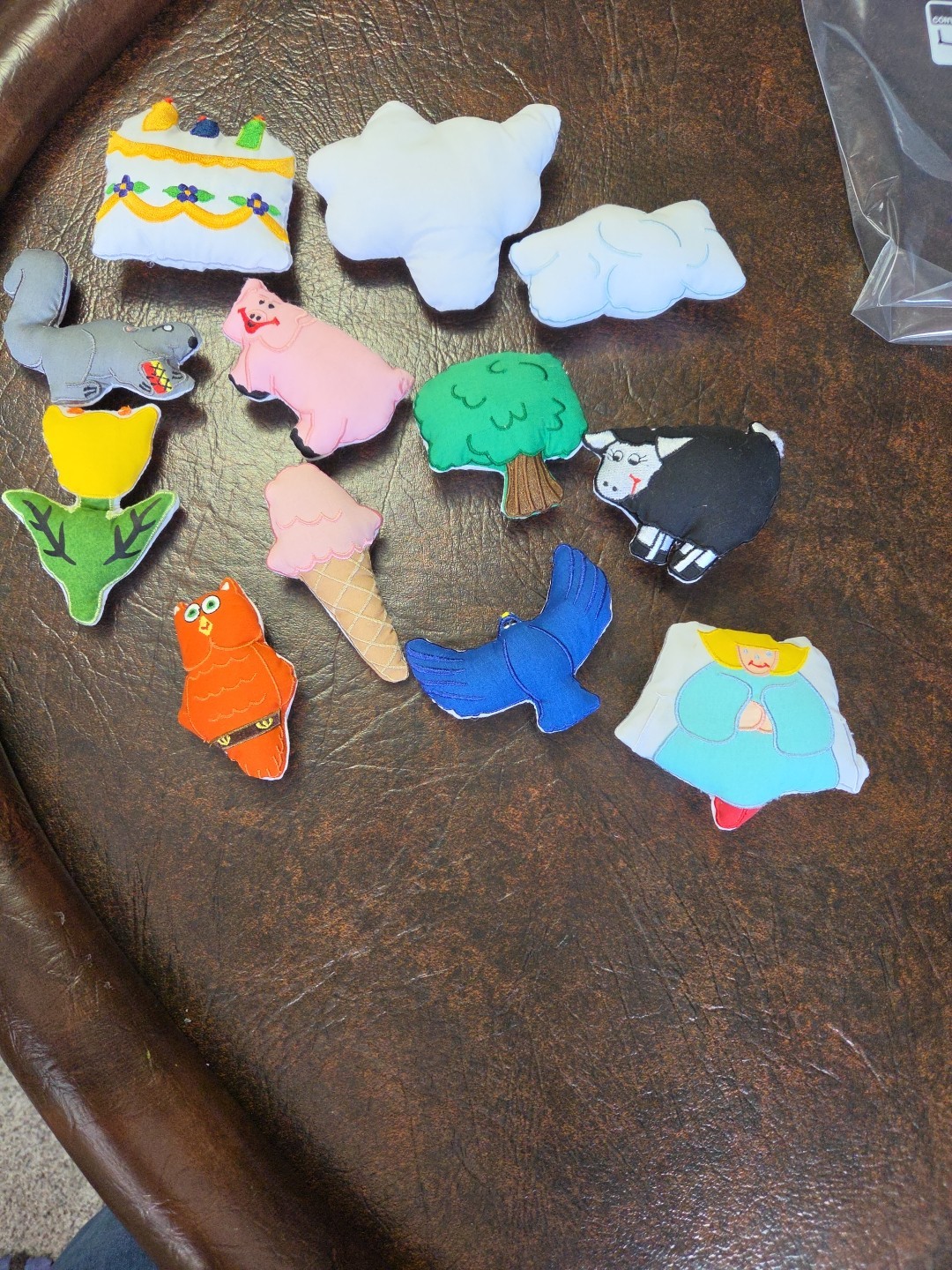 Lakeshore Learning It Looked Like Spilt Milk Fabric Storytelling Kit 12 Pieces