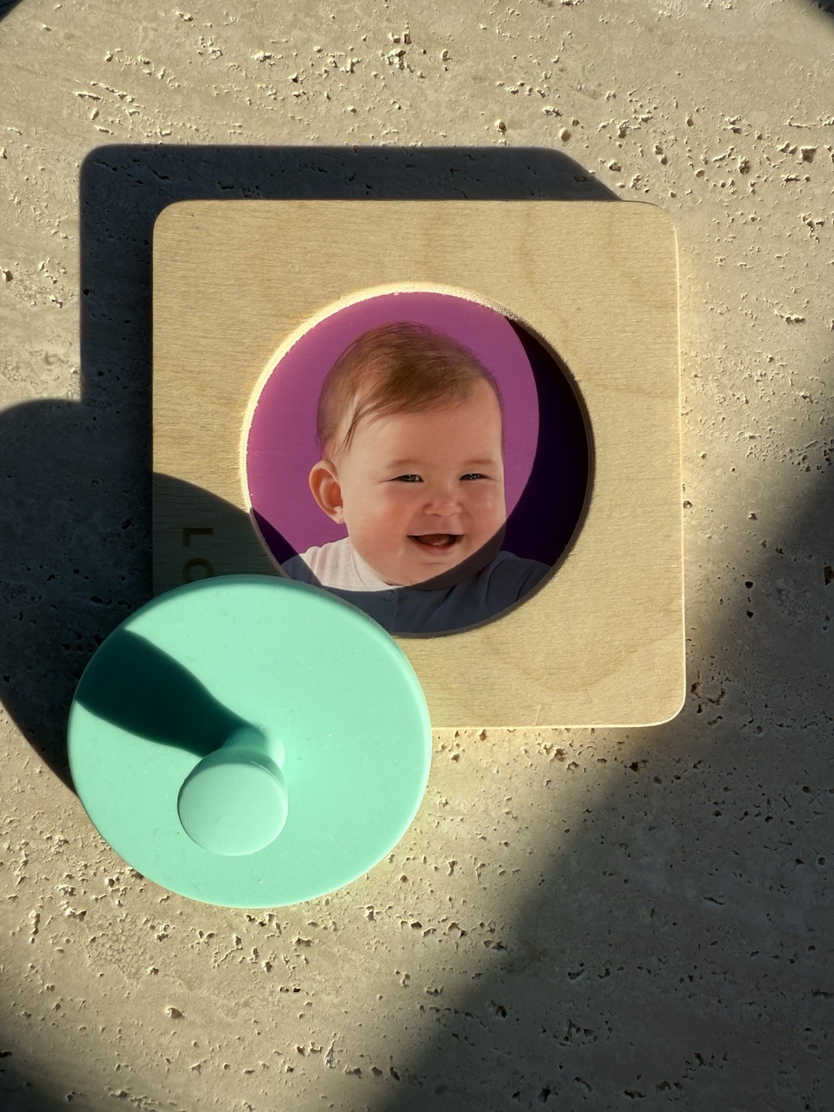 Lovevery First Puzzle Wooden Montessori Toy 7-8 Months Baby Unisex Learning