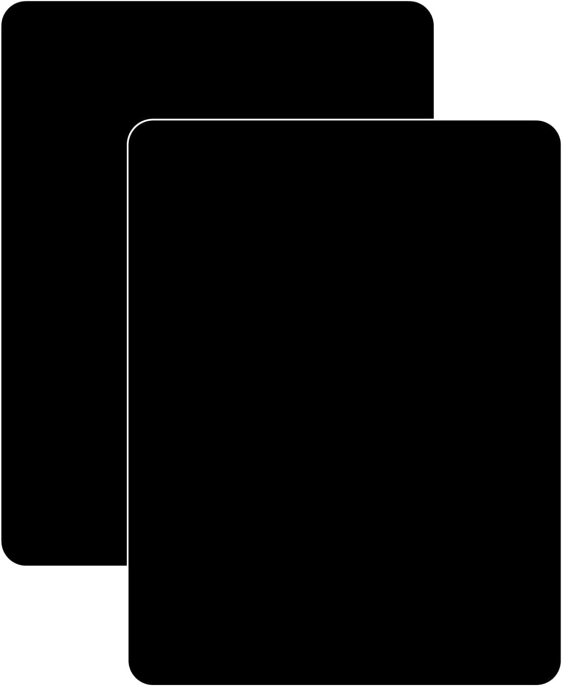 Cut N’ Funnel Black Flexible Plastic Cutting Board Mat 2 Pack, 15″ x 11.5″, Made