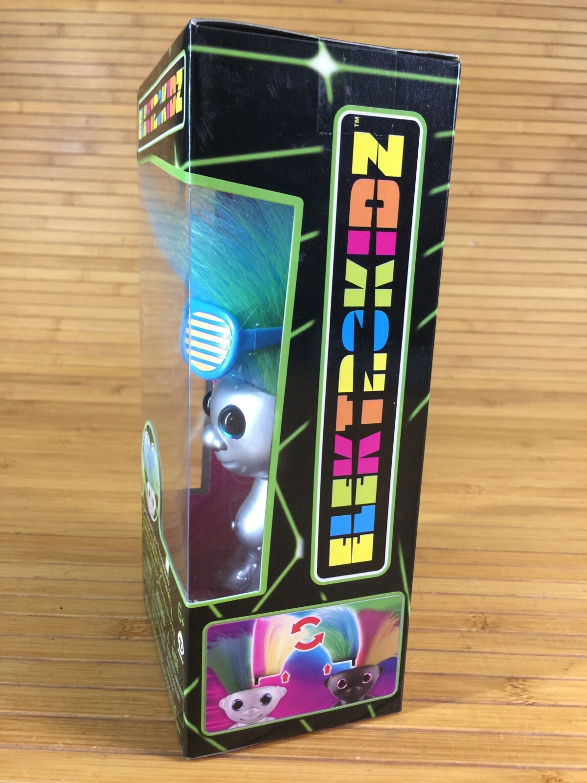 NEW WowWee ElectroKidz Toy Matte Silver 1205 Dancing Hair Troll Play Melody #E