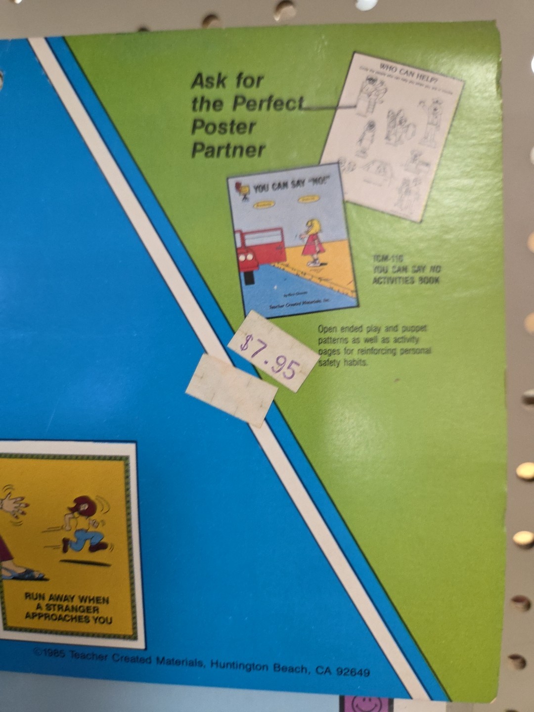 Vintage 1985 “You Can Say No” Posters By Teacher Created Materials