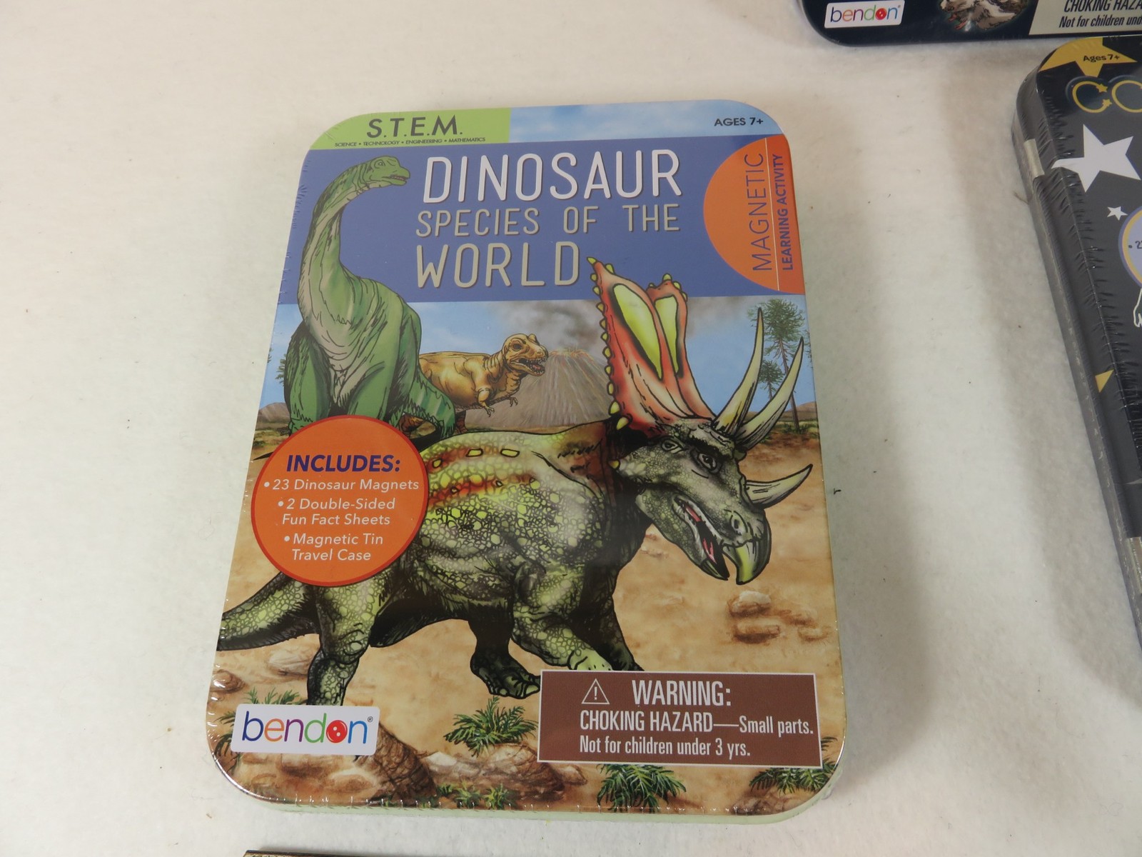 4 Bendon STEM Magnetic Dinosaur Night Creatures Constellation Leaf NEW Sealed