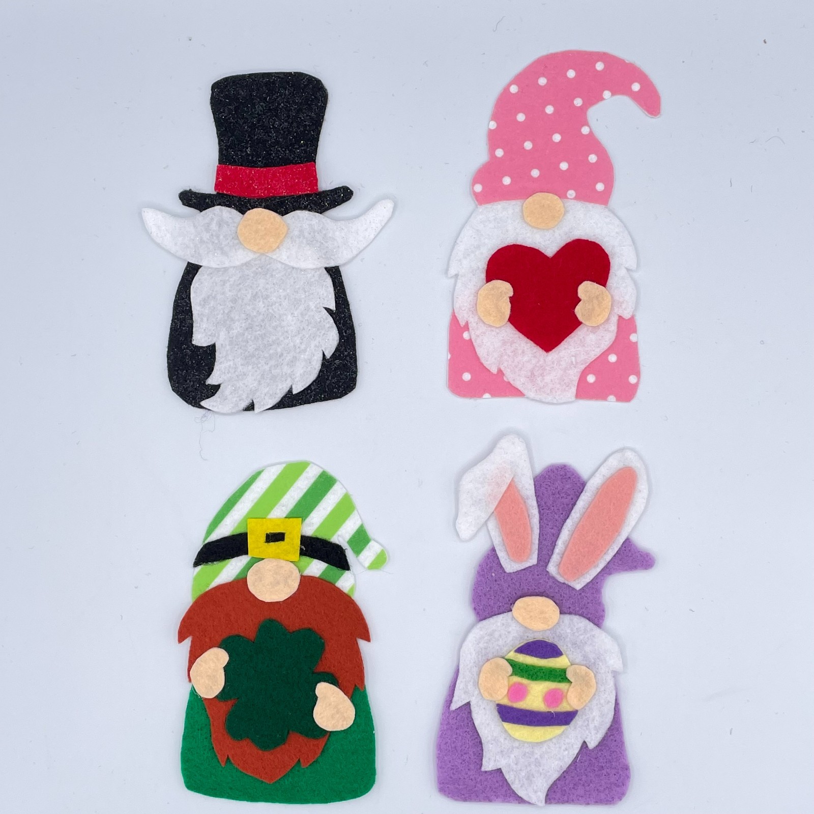 Gnomes All Year Round Felt Pieces for Felt or Flannel Board Play
