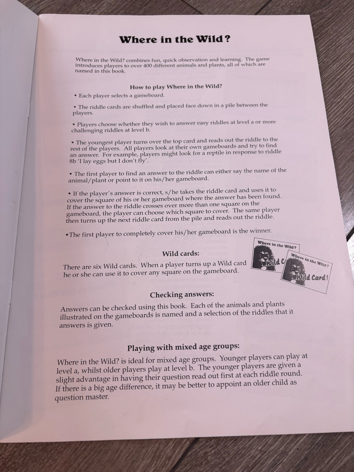 Living And Learning Where in the Wild I Spy Game Homeschooling Game