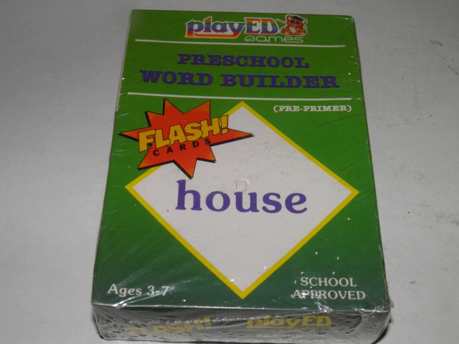 Preschool Word Builder FLASH CARDS( HOUSE) by Play ED. new