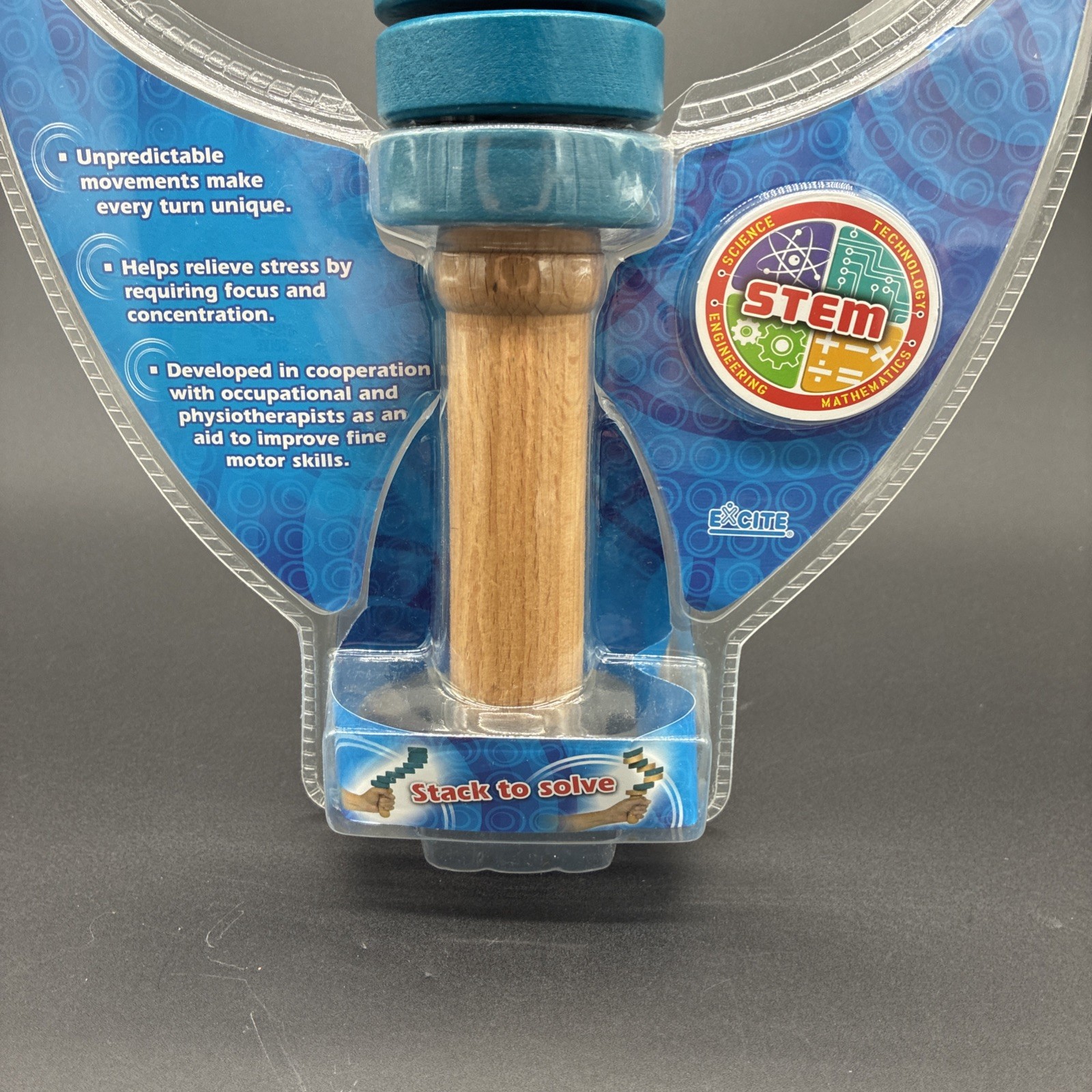 TrueBalance Wooden Balance Game STEM Fine Motor Coordination Handheld Skill Toy