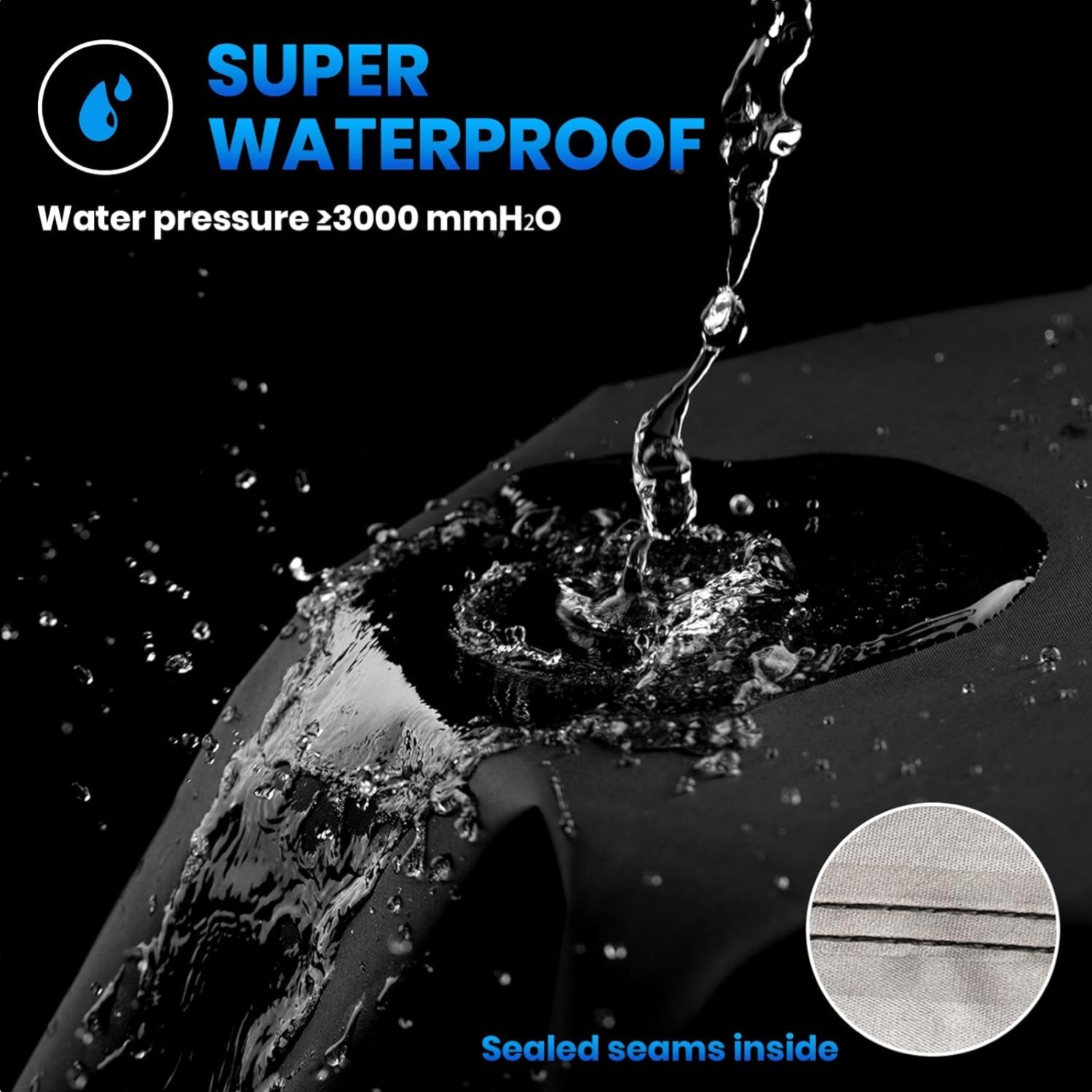 Motorcycle Cover Waterproof Outdoor Night Reflective All Season Rain Sun Dust…