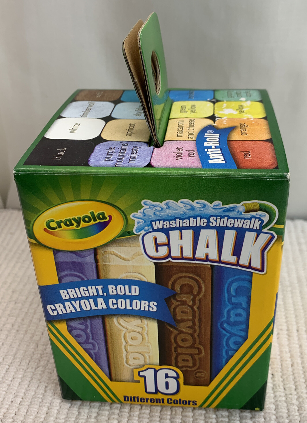 Crayola Washable Sidewalk Chalk Pack of 16 Bright Bold Colors