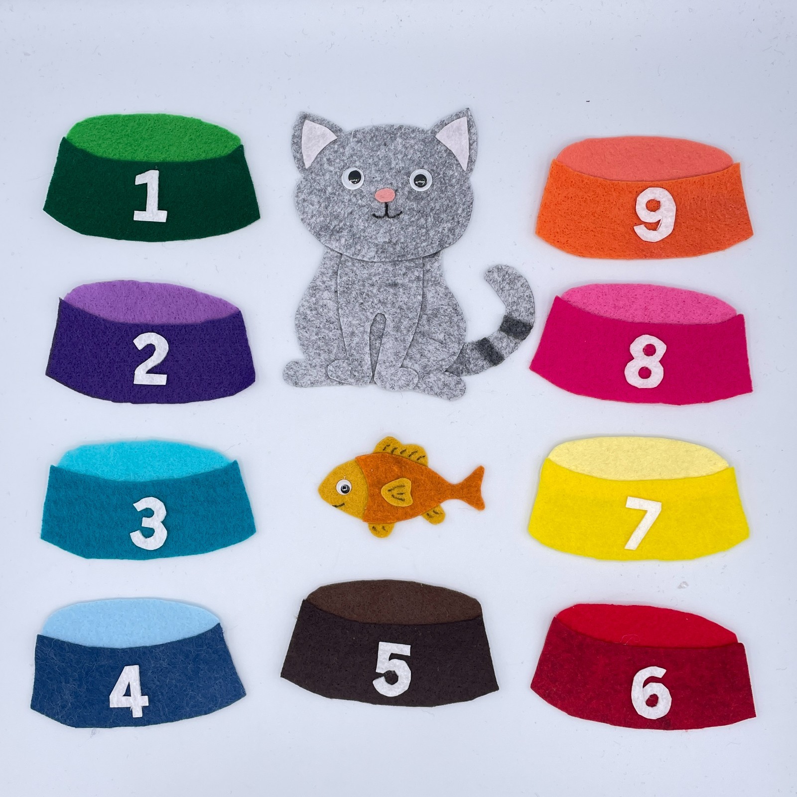 Kitty Kitty, Where’s the Fish? Felt Game – A Color Recognition Activity