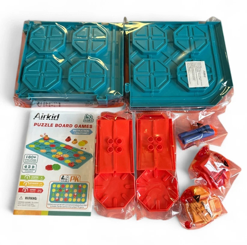Airkid Puzzle Board Game Educational Toy 3D Maze Logic Challenge 4+ Kids