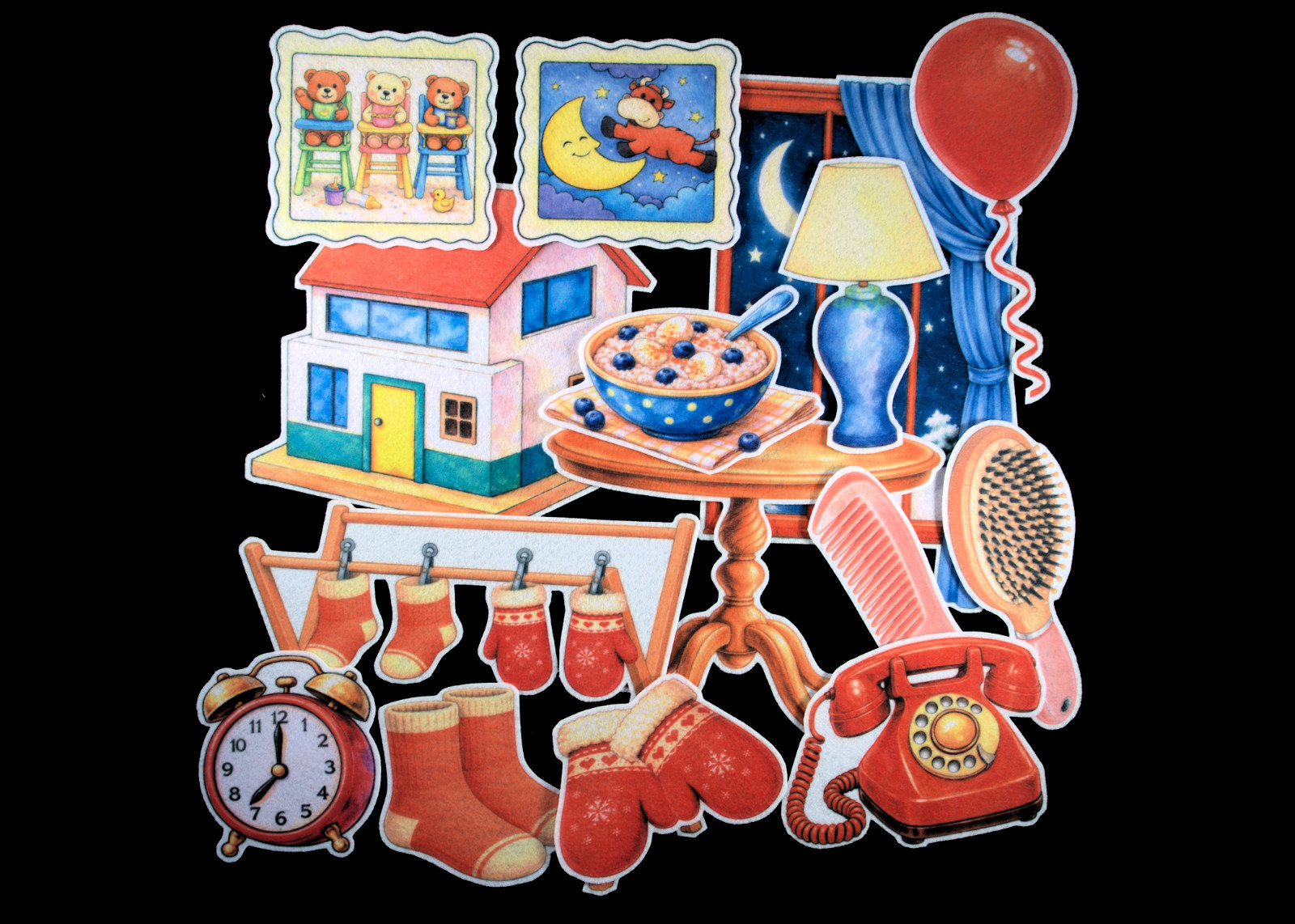 Goodnight Moon Educational Activities Flannel Felt Board Story 20-pc