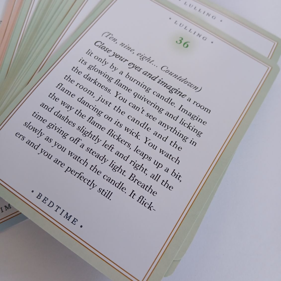 Eeboo Centering Cards Bedtime Exercises & Relaxations To Settle Into Bed