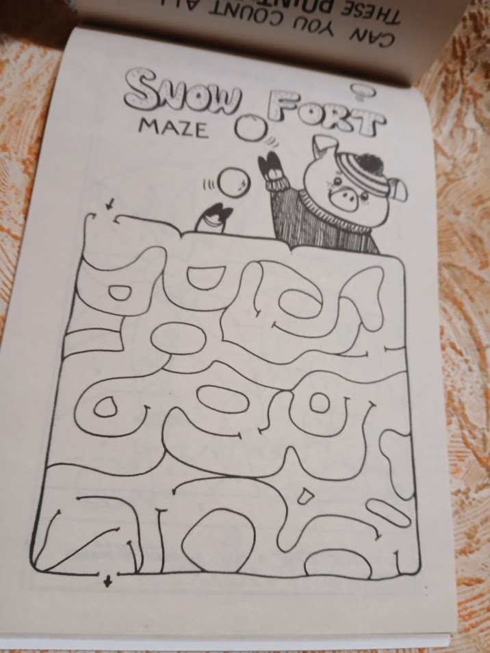 Playmore Inc Christmas Fun Pad Mazes Coloring Games Dot To Dot Picture Words