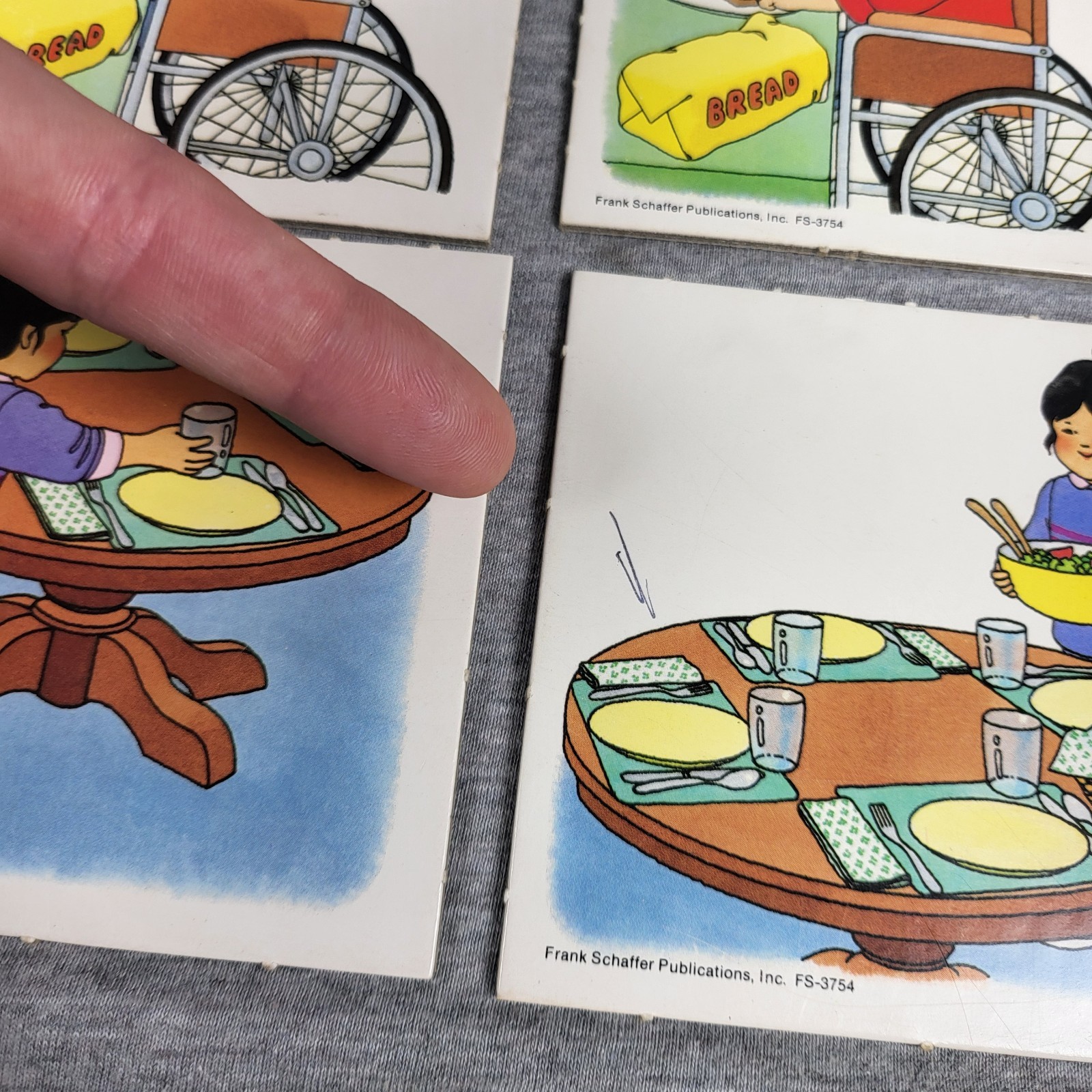 Vintage Frank Schaffer 6 Scene Sequencing Cards 8 Complete Sets 48 Cards