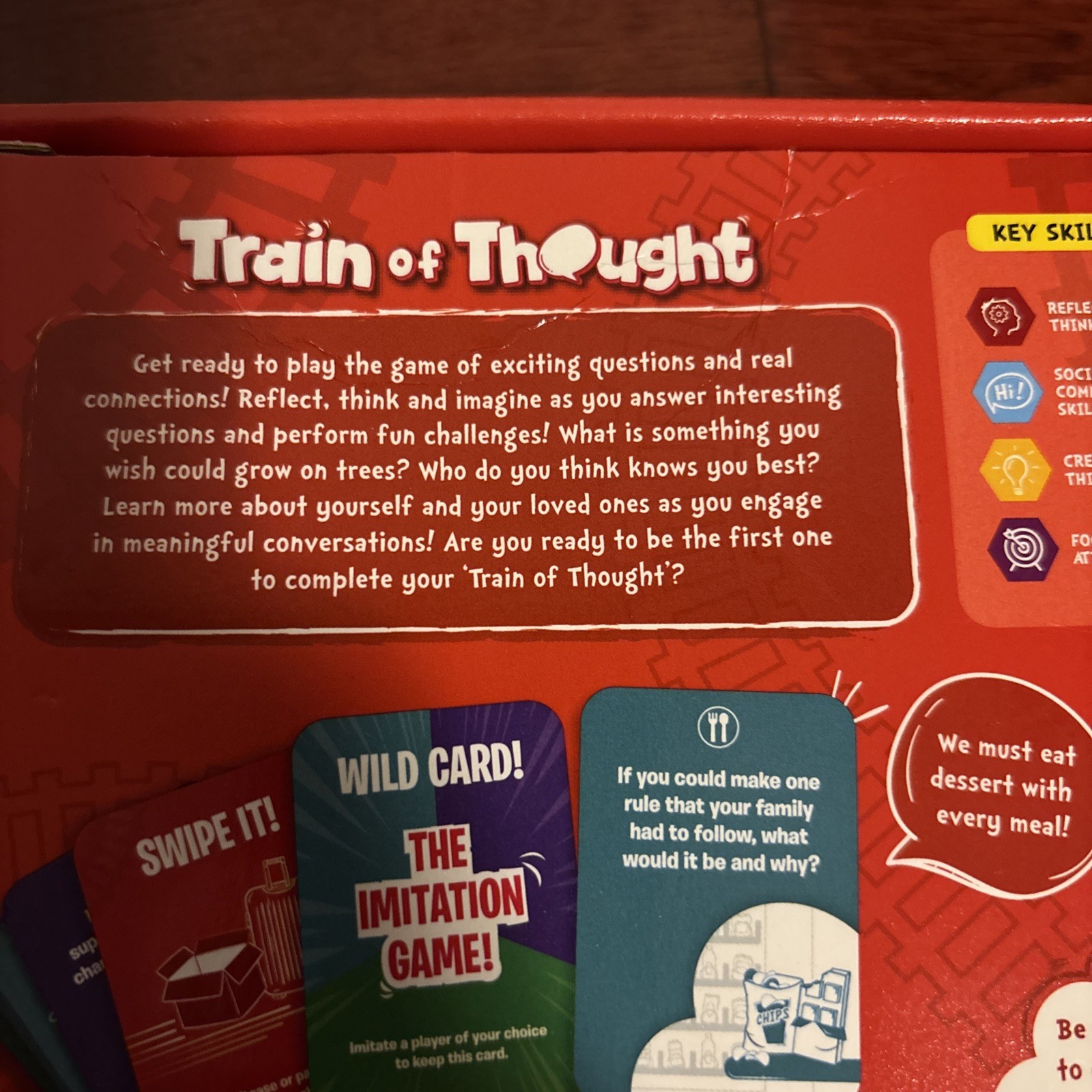 Train of Thought Card Game Travel & Family Game for 6 +Year up. Skillmatics