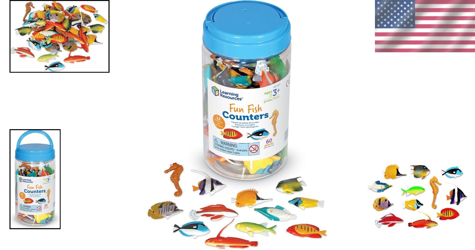 Educational Fish Counters – Fine Motor Skills Toy