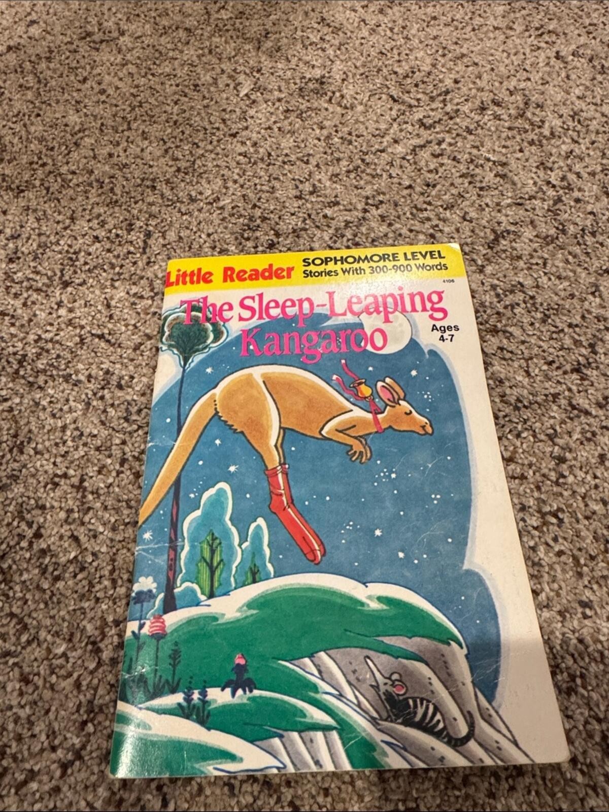 The Sleep-Leaping Kangaroo Little Reader Book – Yellow & Blue Cover
