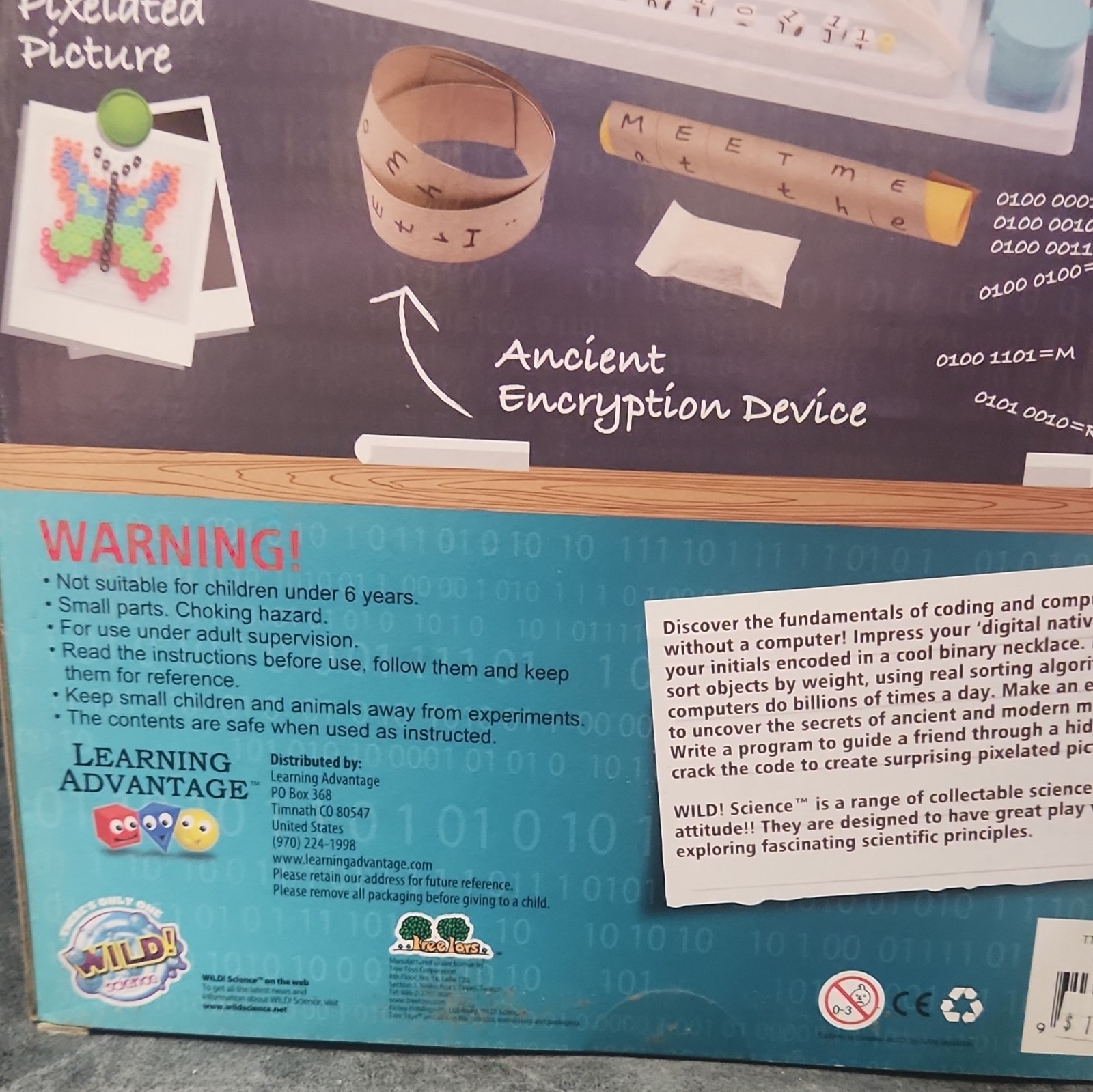 WILD! Science My First Coding & Computer Science STEM Kit, Ages 6+, Multicolor