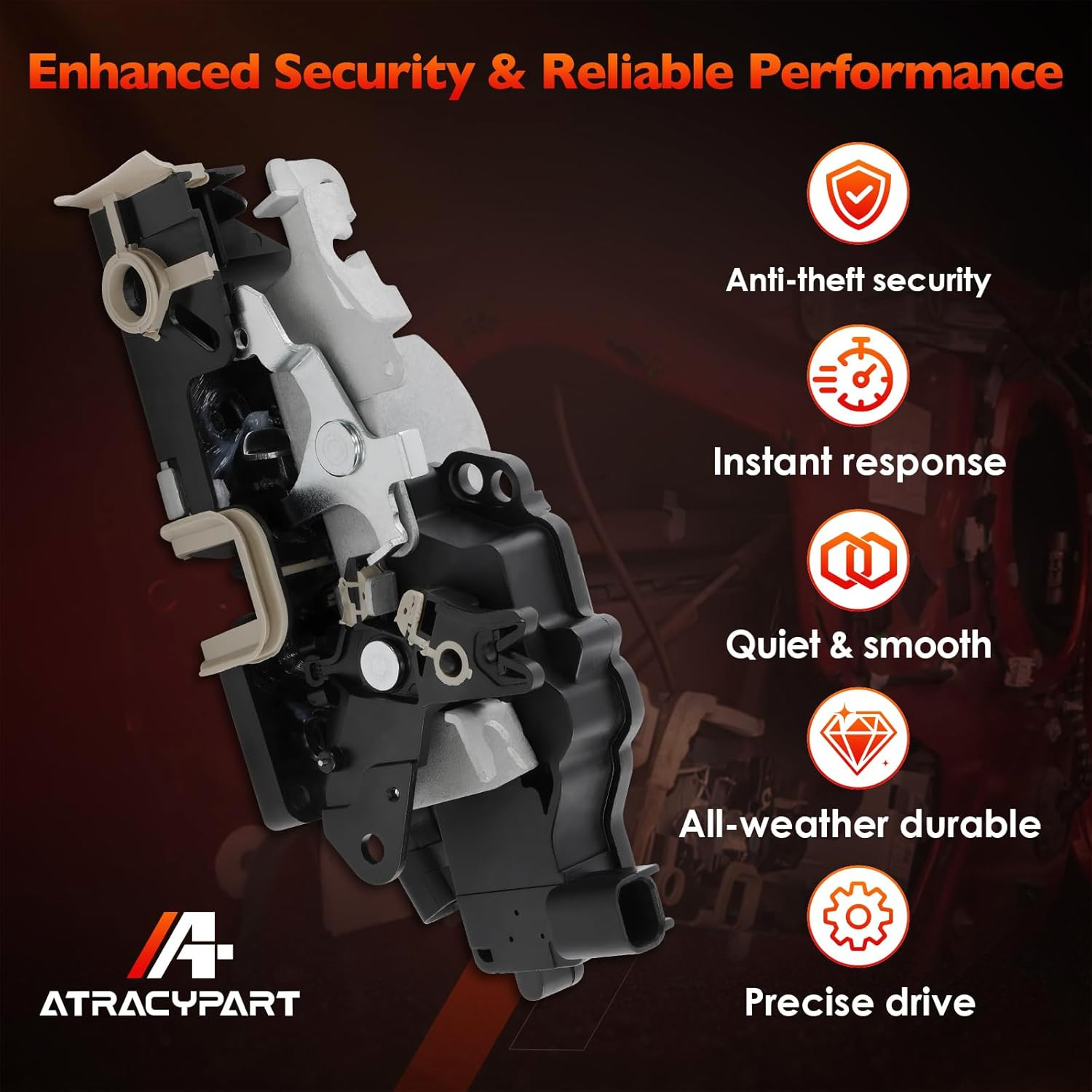 Front Left Driver Side Door Lock Latch Actuator Compatible with 2017-2020 Ford