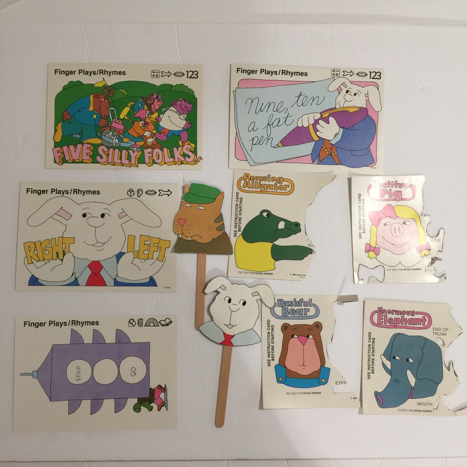 Sweet Pickles Preschool Program Homeschooling Learning Cards Finger Plays Puppet