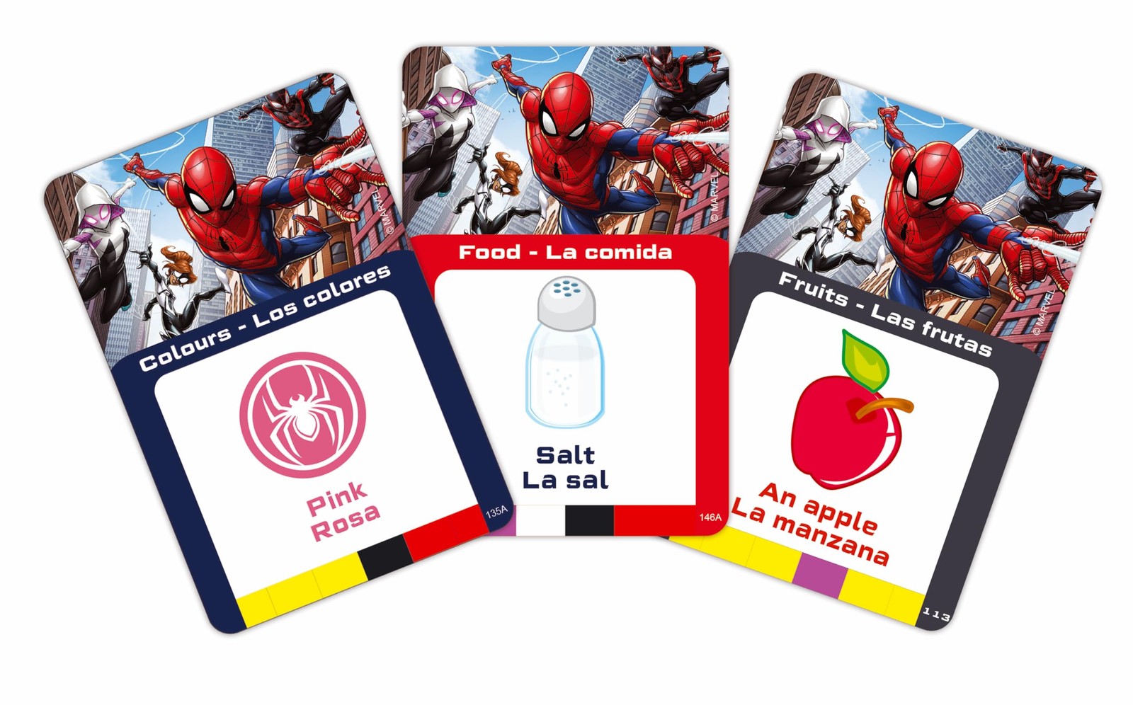 LEXiBOOK Spiderman Bilingual Interactive Card Reader Spanish/English 150 Doub…