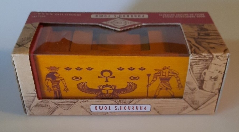 Pharaoh’s Tomb True Genius Wooden Puzzle Box Ages 14+ – NEW – FAST SHIP