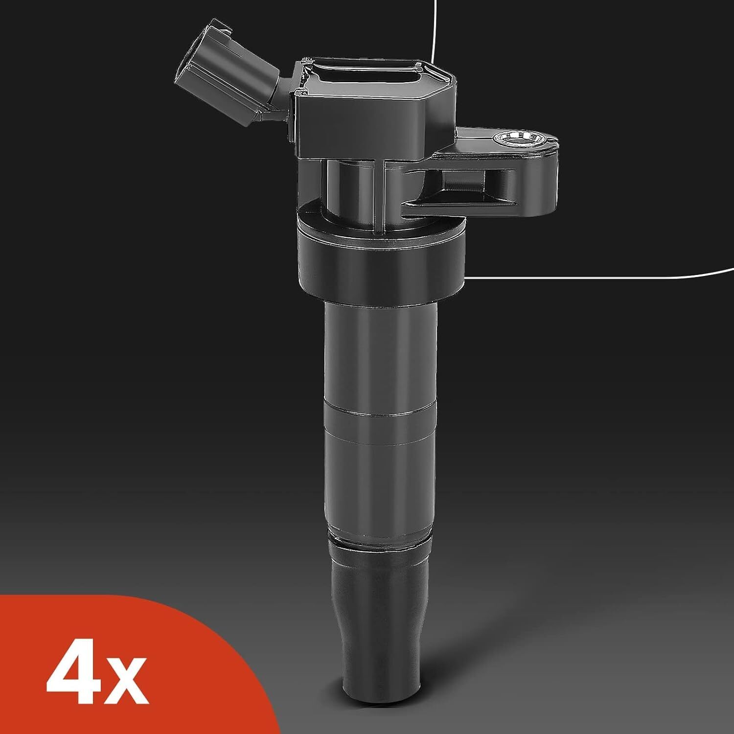APM Set of 4 Ignition Coil Pack and Iridium Spark Plugs Compatible with