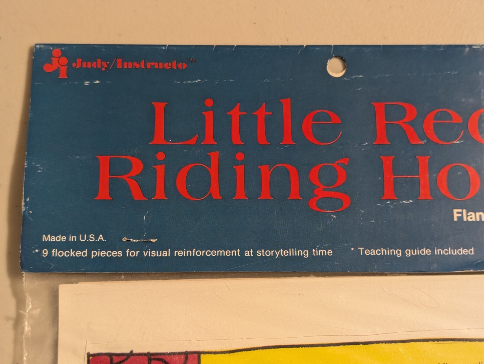 Vtg Judy Instructo Little Red Riding Hood Flannelboard Storytelling Visual Aid