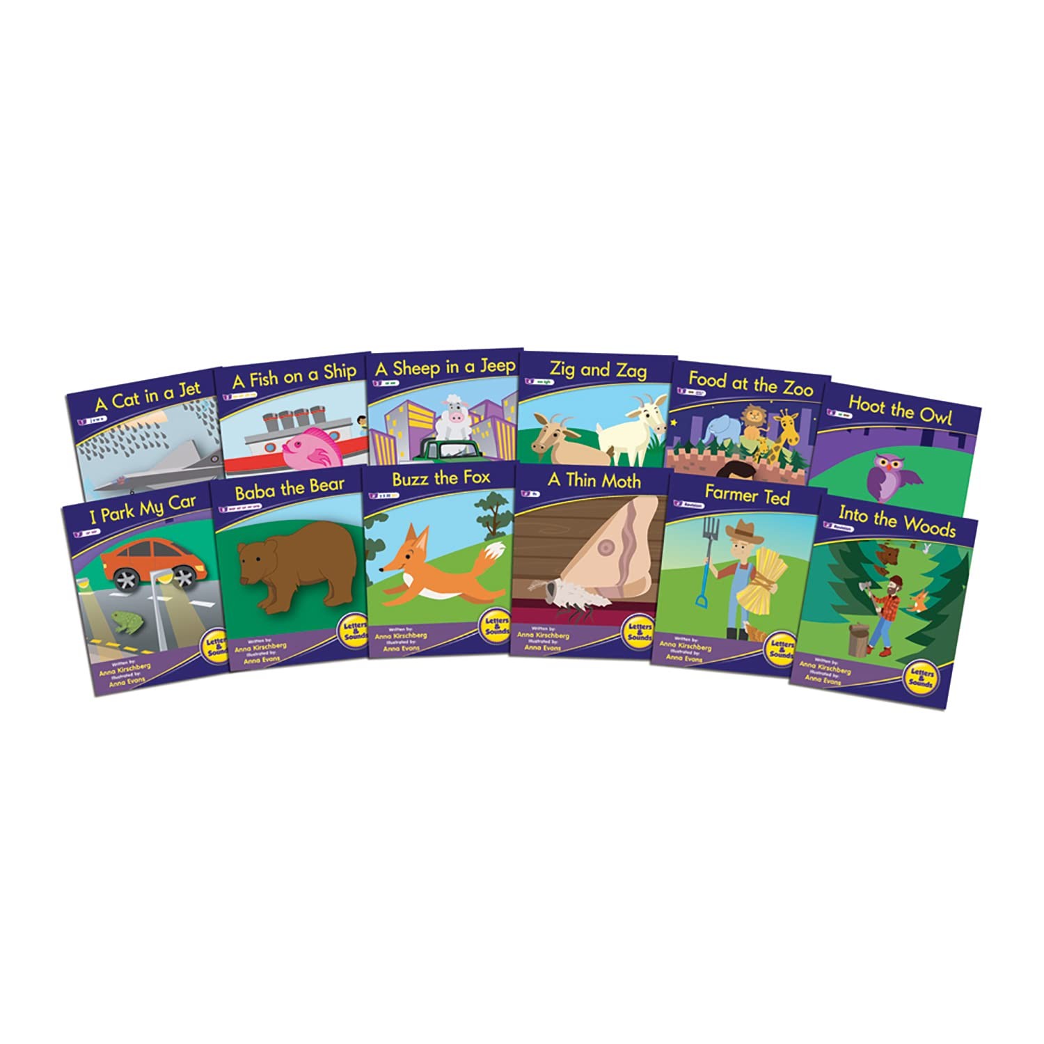 Phonics Readers Fiction Learning Set 5.51″ x 6.69″
