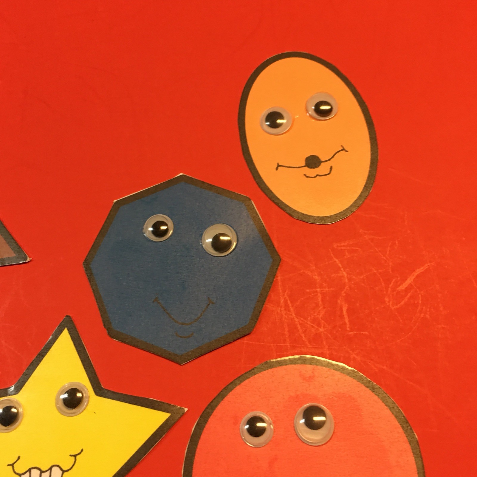 10 SHAPE PEOPLE – FLANNEL / FELT BOARD STORY PIECES PRESCHOOL