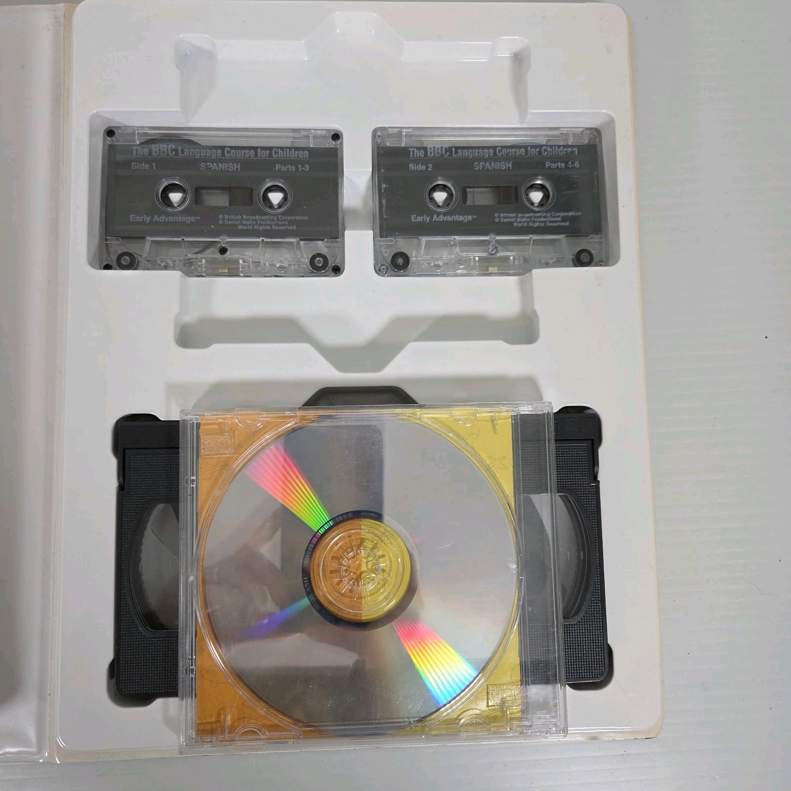 Muzzy BBC Spanish Language Course for Children VHS Cassette Tapes