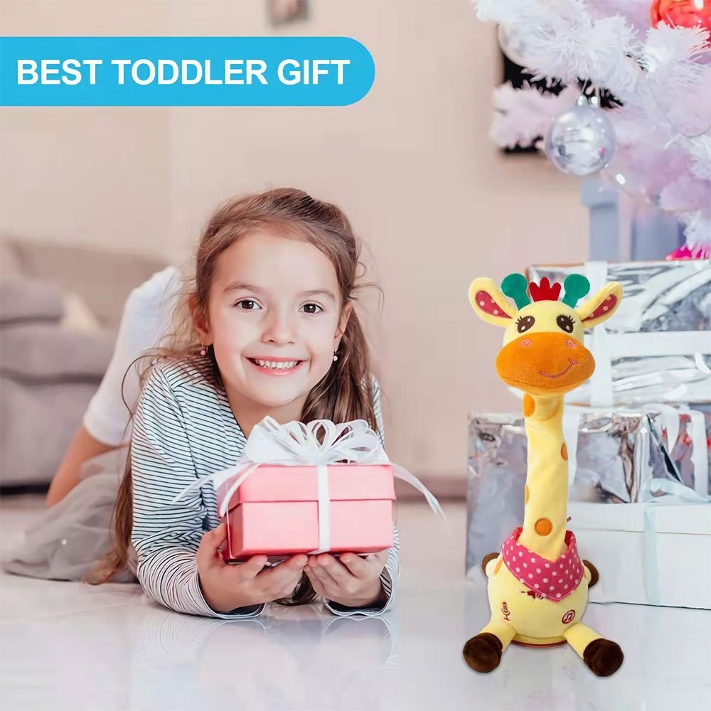 Kid s Favorite Dancing Giraffe Plush Singing Animal Plush Doll JQ