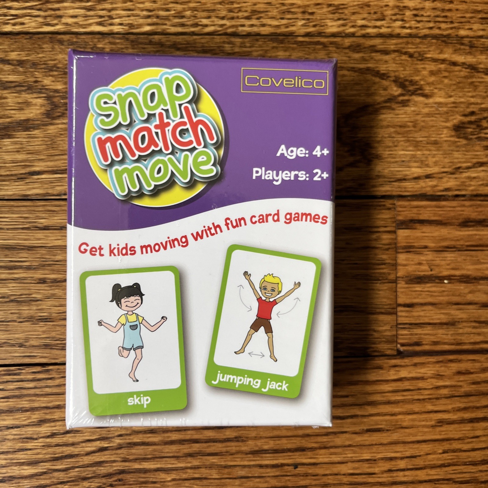Snap, Match, Move Active Movement Cards For Kids – Brand New Ages 4+