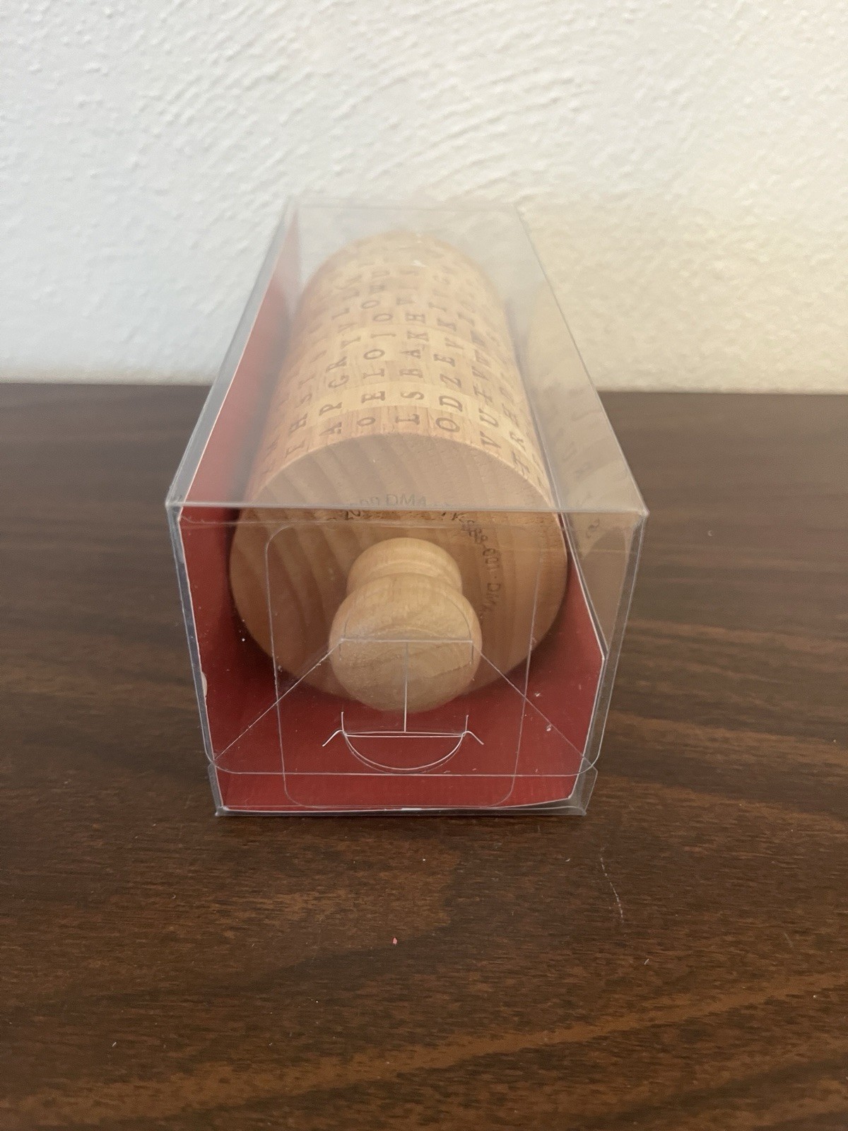 American Traditions Secret Decoder Cypher Wheel Wooden Spy Messenger New In Box