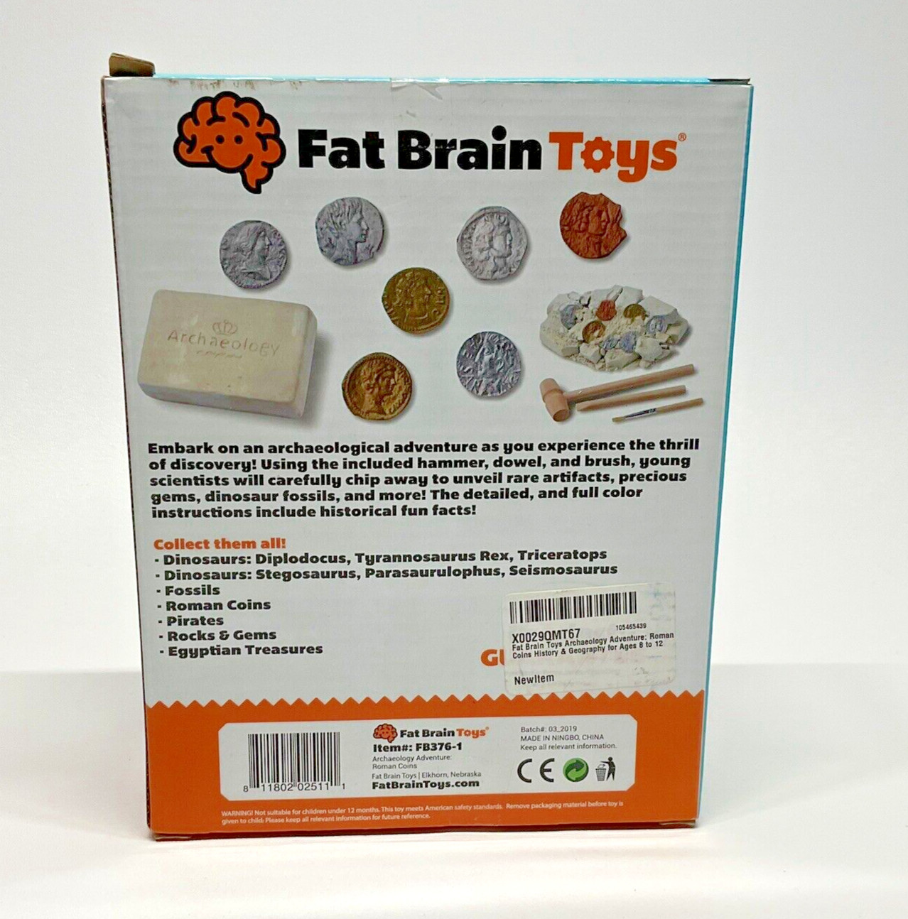Fat Brain Toys Archaeology Adventure Roman Coins History Educational NEW in Box*