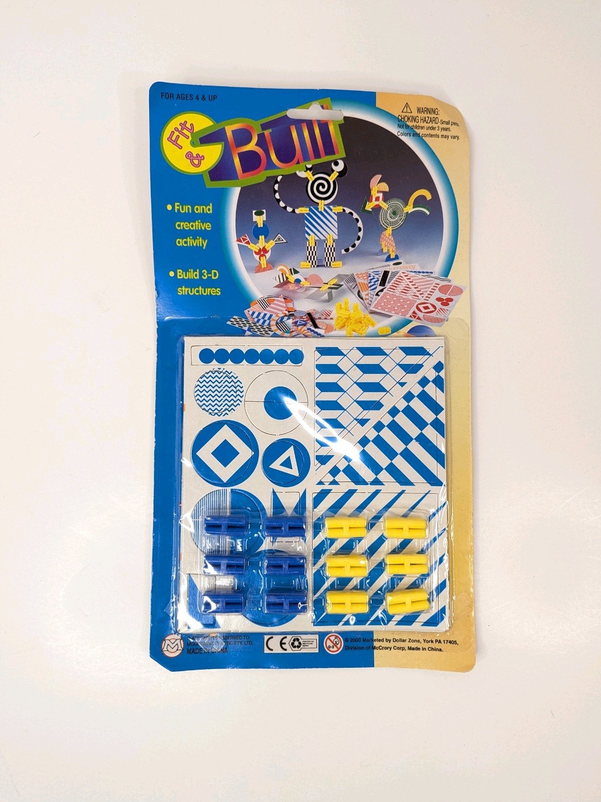 Fit & Built Fun & Creative Activity 3D Build Structures Educational Toy 2000 New