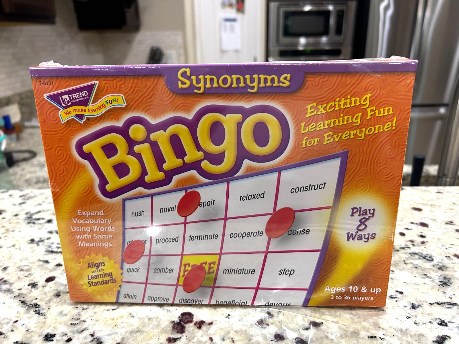 Trend Enterprises Synonyms Bingo Educational Game – NEW