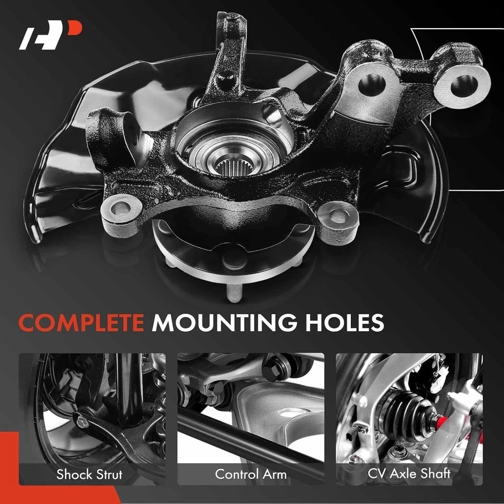 2 x Front Left and Right Steering Knuckle & Wheel Bearing Hub Assembly Toyota…