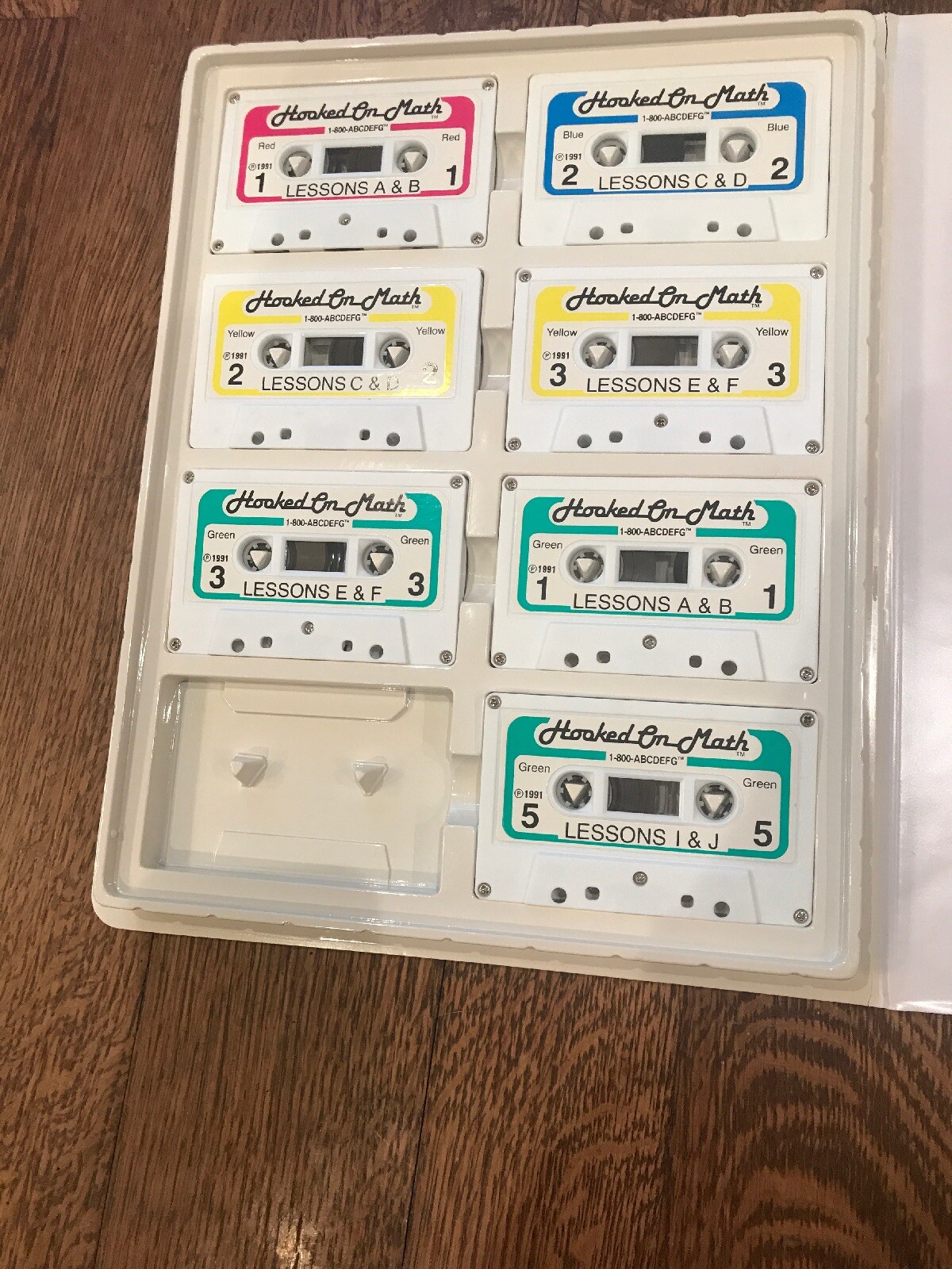 Hooked on Math Gateway Educational Products Cassette Tapes Books 1988 Homeschool