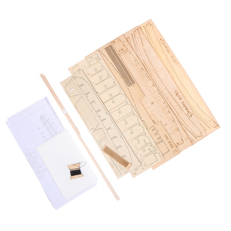 Chinese sand boat wooden assembly model kit DIY handmade antique ship model!