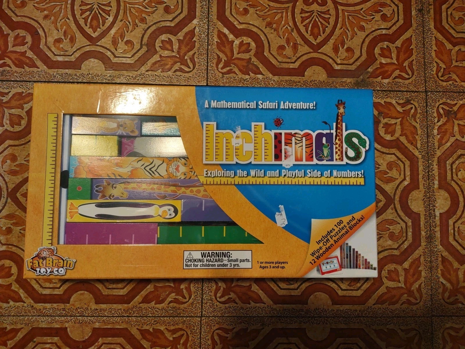 Fat Brain Toys INCHIMALS A Mathematical Safari Adventure Learning Homeschool